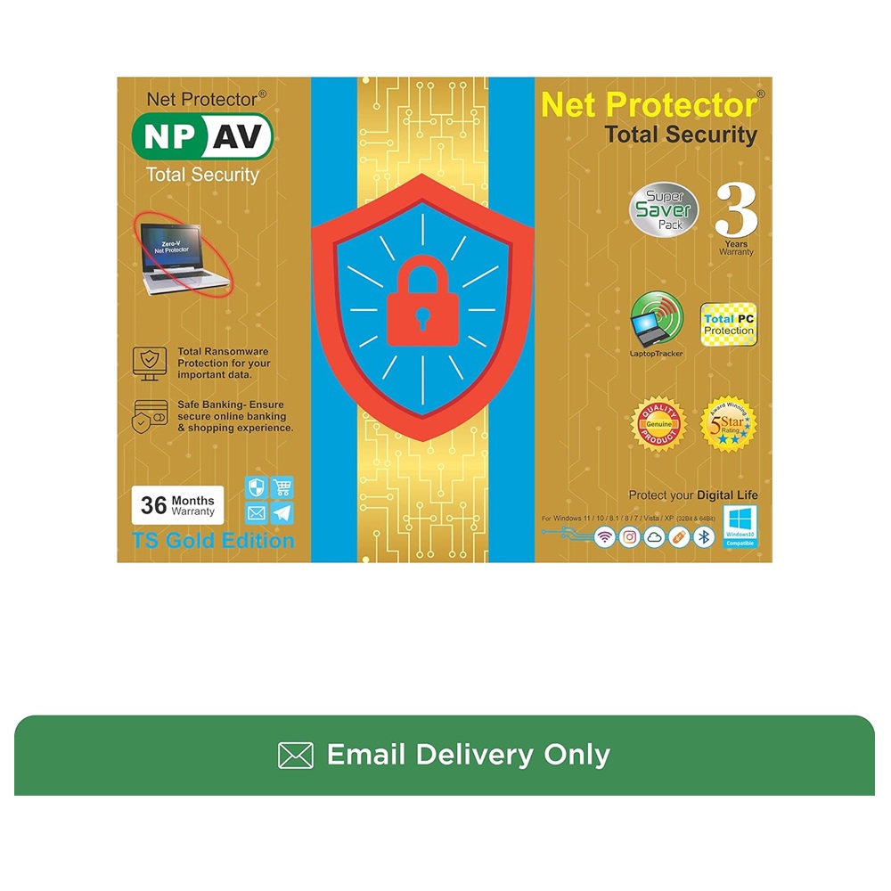 NPAV Netprotector Total Security Antivirus 1 User 3 Year