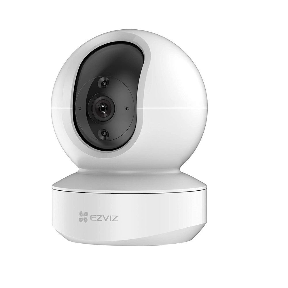 EZVIZ 1080P Full HD Dome Camera (4 mm) With Smart Night Vision, Motorized Pan and Tlit, Sleep Mode for Privacy Protection, Motion Detection, Smart Tracking, Two Way Talk and Wifi 2.4 GHz, White, CS-TY1