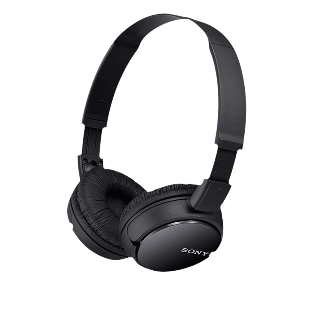Sony ZX110 Stereo Wired Headphones Without Mic, Black, MDR-ZX110